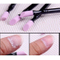 Nail Quartz Brush with Pusher Manicure Nail Art Tool