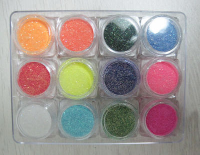 Colorful Nail Art Glitter Powder for Beauty Nail Tips