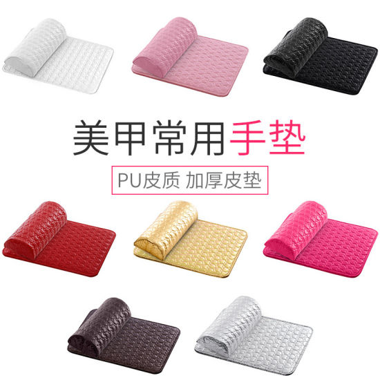 Cushion Holder Soft PU Leather Arm Pillow with Table Cover