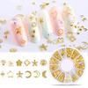 Wheel Metal Alloy Geometry Mix-Shaped Jewelry Accessories Manicure Decorations