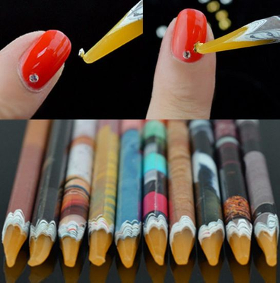 Nail Dotting Pen Stones Packing up Pencil Nail Art Tool