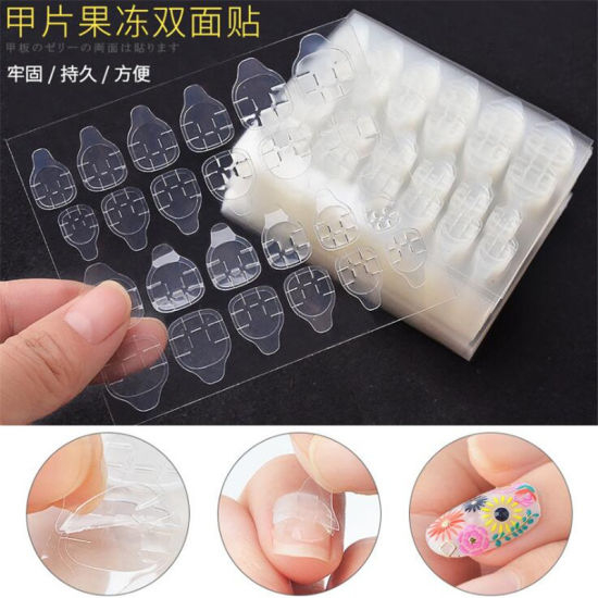 Transparent Double-Sided Stickers for Nails Art Tool False Nail Sticker