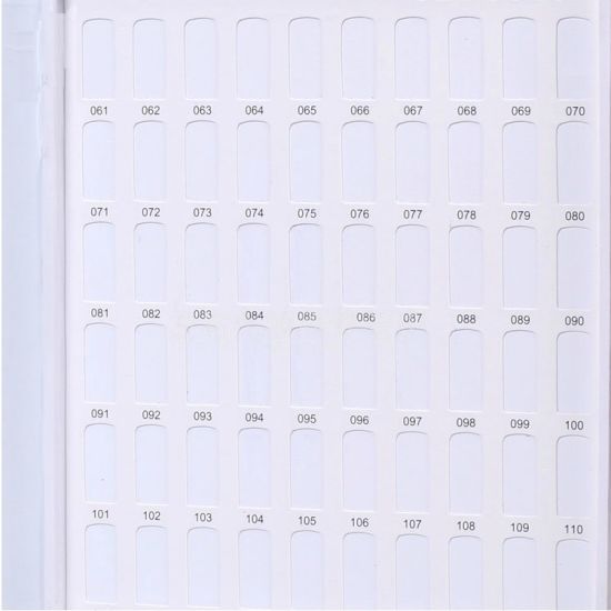 Nail Gel Color Card Chart Nail Polish Display Box