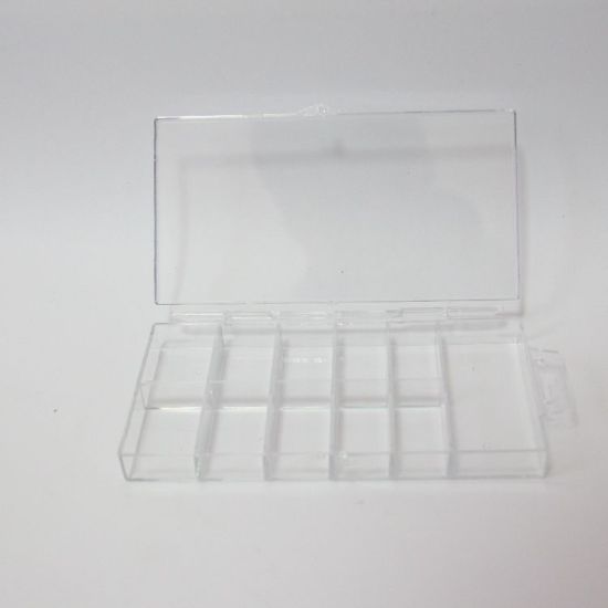 100PCS Nail Tip Box for Nail Art Tools Empty Containers