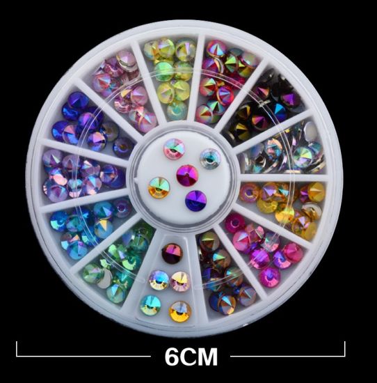 Colorful Ab Color Crystal Stones Glitter Rhinestones for Nail Art