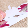 Alloy Red French Nail Form Tips Nail Art Guide Extension