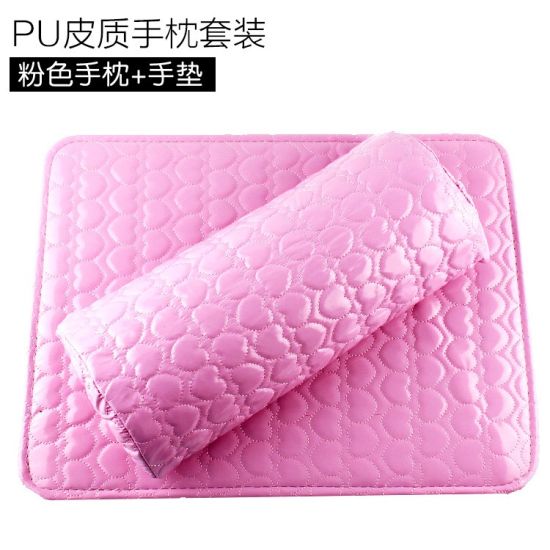 Cushion Holder Soft PU Leather Arm Pillow with Table Cover
