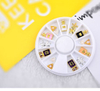 Wheel 3D Alloy Rhinestones Jewelry Pearl Nail Art Decorations